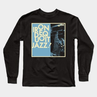 Irondequoit Jazz! (transparent black) Long Sleeve T-Shirt
